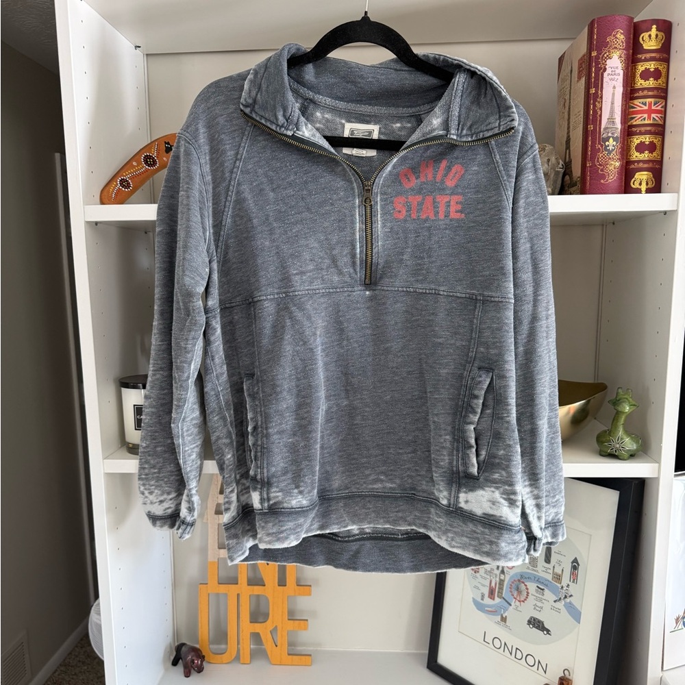 Ohio State super worn Gray Sweater